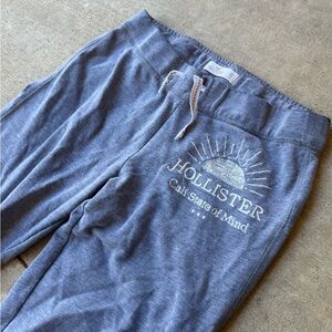 Hollister grey straight leg sweatpants
